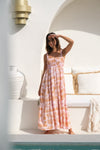Canaria Maxi Dress - La Palma Print