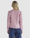 Jagger Button Cardi - Pink