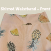Kirra Wide Leg Pants - Cut Pineapple Print