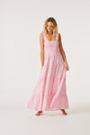 BEC MIDI DRESS - SHERBET ZEBRA