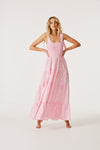 BEC MIDI DRESS - SHERBET ZEBRA