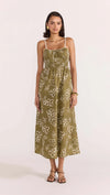 Ines Sundress - Floral Khaki