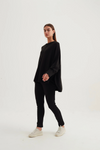 Exposed Seam Knit - Black