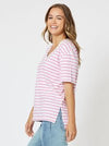 Sailor Tee - Pink Stripe