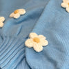 Stella Daisy Knit Jumper - Baby Blue