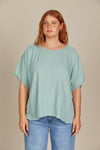 Amelie Relax Top - Seafoam - OSFM
