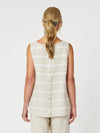 Patio Stripe Tank - Natural