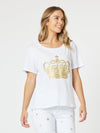Royal Crown Tee - White