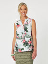 Paradise Sleeveless Top - Khaki