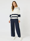 Lyla Knit - Ivory/Midnight