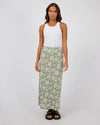 eden maxi skirt with a simple white tank top