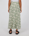 eden maxi skirt with a simple white tank top