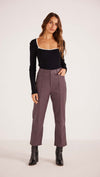 Yelena Pu Pants - Raisin