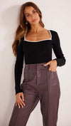 Yelena Pu Pants - Raisin