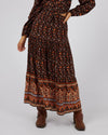 Luna FloralPrint Maxi Skirt