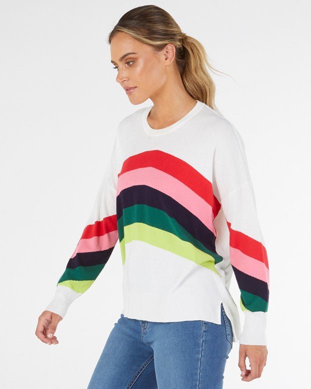 Amelia Knit - Rainbow Arch– Oh So Pretty NZ
