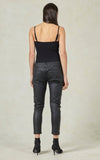 Active Black Coated Denim Jeans