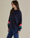 Davina Jumper - Dark Blue Multi