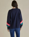 Davina Jumper - Dark Blue Multi