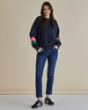 Davina Jumper - Dark Blue Multi