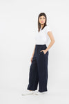 Curious Pant - Navy Linen