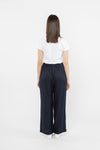 Curious Pant - Navy Linen
