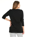 Bonnie Long Sleeved Top - Black