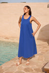 Newport Dress - Cobalt