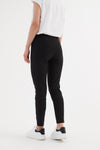 Straight Crop Pant - High Ankle - Black