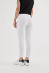 Straight Crop Pant - High Ankle - White