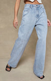 Ella Baggie Jeans - Sunbleached