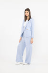 Essential Wide Leg Pants - Sky