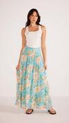 Evelyn Maxi Skirt - Mint/Multi