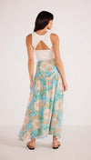 Evelyn Maxi Skirt - Mint/Multi