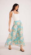 Evelyn Maxi Skirt - Mint/Multi