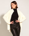 Highland Grace Fluffy Cardigan - Cream