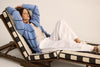 Seaside Cardi - Navy Stripe