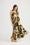 Shore Ruffle Dress - Jungle Print