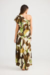 Shore Ruffle Dress - Jungle Print