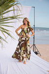 Shore Ruffle Dress - Jungle Print
