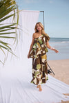 Shore Ruffle Dress - Jungle Print