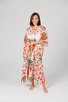 Asta Long Kaftan - Pineapple