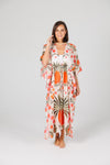 Asta Long Kaftan - Pineapple