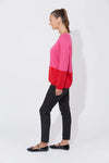 Casablanca Block Knit - Chilli/Pink