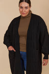 Hera Cardigan - Onyx - One Size