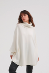 High Neck Oversized Knit - Ivory