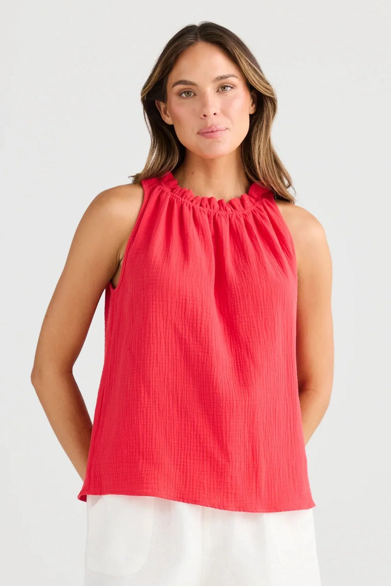Margot Top - Red– Oh So Pretty NZ