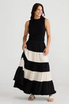 Wonderland Skirt - Black & Natural