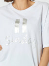 Happy Sunday Tee - White
