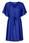 Halcyon Tie Dress - Cobalt